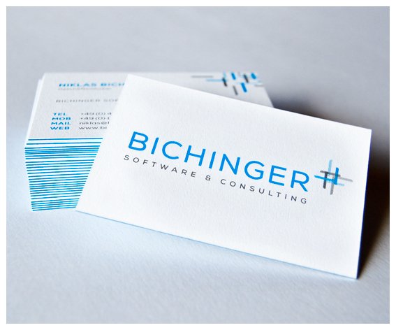 Bichinger - Visitenkarte+Brief